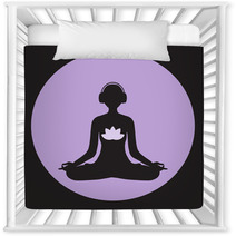 Meditation Yoga Music Earphones Asana Nursery Decor 198254644