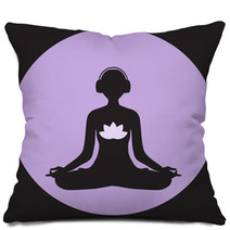 Meditation Yoga Music Earphones Asana Pillows 198254644