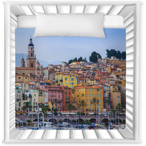 Menton  France View Of The City And Waterfront From The Sea Nursery Decor 65636709