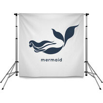 Mermaid Logo Vector Backdrops 85105457