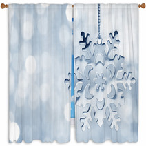 Merry Christmas Window Curtains 34356899