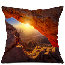 Mesa Arch At Sunrise Pillows 50792367