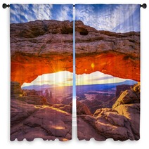 Mesa Arch At Sunrise Window Curtains 63364568