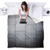 Metal Plates Background Blankets 60859607