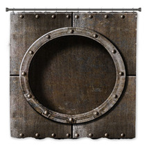 Metal Porthole Background Bath Decor 56632156