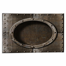 Metal Porthole Background Rugs 56632156