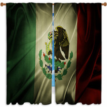 Mexican Flag Window Curtains 62912252