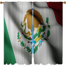 Mexican Flag Window Curtains 63703269