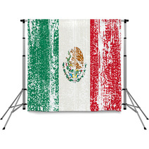 Mexican Grunge Flag. Vector Illustration. Backdrops 67844313