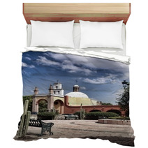 Mexican Hacienda And Church Bedding 68860652