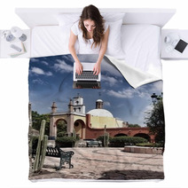 Mexican Hacienda And Church Blankets 68860652
