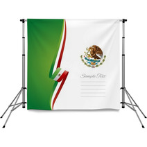 Mexican Left Side Brochure Cover Vector Backdrops 54180346