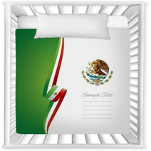 Mexican Left Side Brochure Cover Vector Nursery Decor 54180346