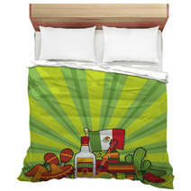 Mexican Party Card Bedding 44232279
