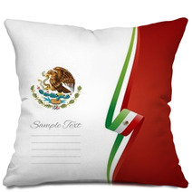 Mexican Right Side Brochure Cover Vector Pillows 54180344