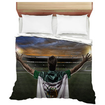 Mexican Soccer Player Bedding 61335634