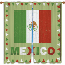 Mexico Decoration Window Curtains 68737284