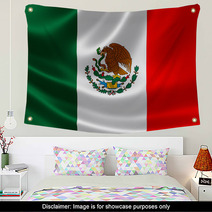 Mexico's Flag Wall Art 68744626