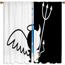Mi Ange Noir Window Curtains 4464629