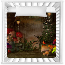 Midsummer Night's Dream Series - Magic Place Into The Forest Nursery Decor 65908741
