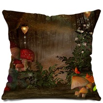 Midsummer Night's Dream Series - Magic Place Into The Forest Pillows 65908741