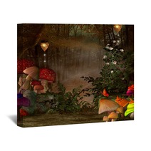 Midsummer Night's Dream Series - Magic Place Into The Forest Wall Art 65908741