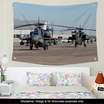 Military Attack Helicopters Wall Art 62486952