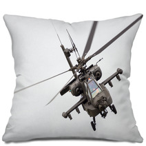 Military Helicopter In The Sky Pillows 113318844
