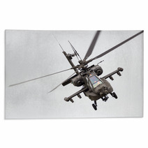 Military Helicopter In The Sky Rugs 113318844