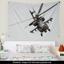 Military Helicopter In The Sky Wall Art 113318844