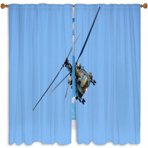 Military Helicopter Window Curtains 78826197