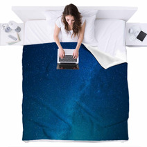 Milky Way Stars At Night Blankets 59054423