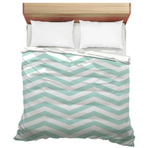 Mint Chevron Seamless Pattern Eps File Has Global Colors For Easy Color Changes Bedding 186464640