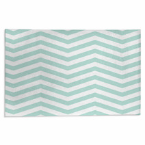 Mint Chevron Seamless Pattern Eps File Has Global Colors For Easy Color Changes Rugs 186464640