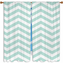 Mint Chevron Seamless Pattern Eps File Has Global Colors For Easy Color Changes Window Curtains 186464640