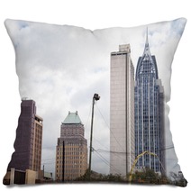 Mobile Skyline Alabama Usa Pillows 120635317