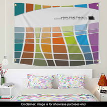 Modern Abstract Design, Colorful Geometric Template Wall Art 32741255