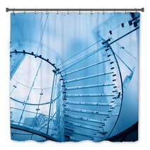 Modern Glass Staircase Bath Decor 38910701
