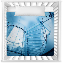 Modern Glass Staircase Nursery Decor 38910701