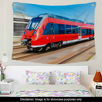 Modern High Speed Train Wall Art 65782397
