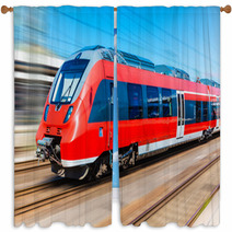 Modern High Speed Train Window Curtains 65782397