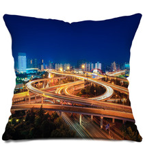 Modern Overpass In Shanghai Pillows 55400569