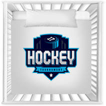 Modern Professional Hockey Logo For Sport Team Nursery Decor 189229648