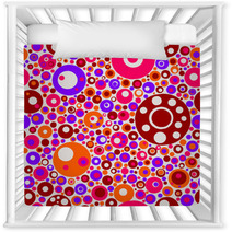 Modern Seamless Polka Dots Nursery Decor 51453095
