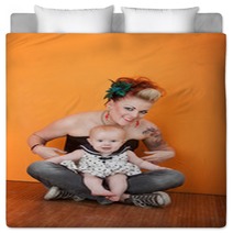 Mom With Her Baby Bedding 29803702