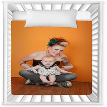 Mom With Her Baby Nursery Decor 29803702