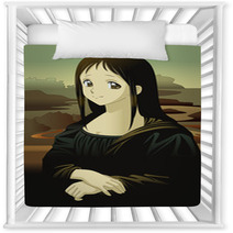 Mona Lisa Anime Manga Style Nursery Decor 21531293