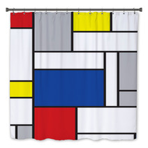 Mondrian Inspired Art  Bath Decor 4822846