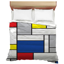 Mondrian Inspired Art  Bedding 4822846