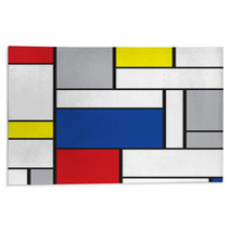 Mondrian Inspired Art  Rugs 4822846